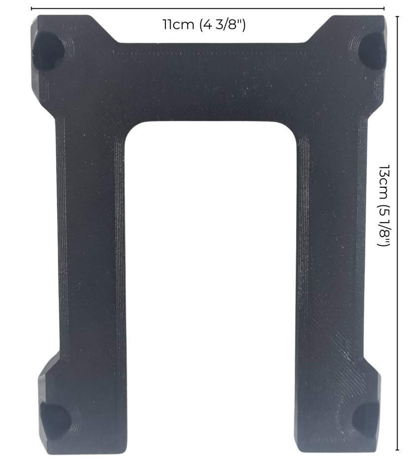 Heavy Duty Tool Mount Compatible with Ryobi – Wall or Under-Shelf Holder for Garage  – Twin Pack