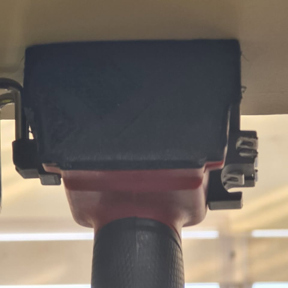 Milwaukee M18 Tool Mount for Garage Storage- Gift for the Handyman- Black Four Pack
