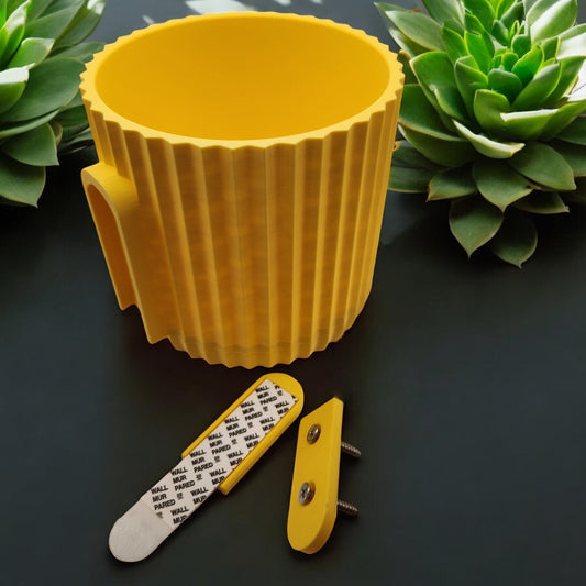 Verdant Design Indoor Wall Planter Pot Mid Century Modern Cute Planter removable drip tray unique planters succulent pots